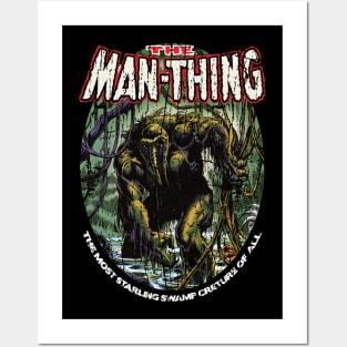 HORROR MAN-THING 1974 Posters and Art